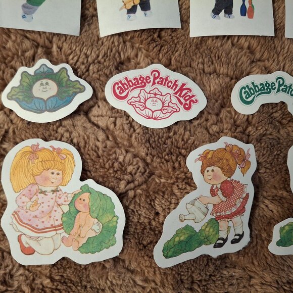 Huge Lot Vintage 80's Stickers Cabbage Patch - 31 Stickers - Picture 5 of 8